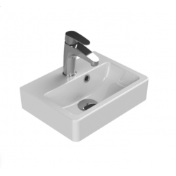 Επικαθήμενος Νιπτήρας Πορσελάνης 28x37cm Cerastyle Mini 001400-u Λευκό